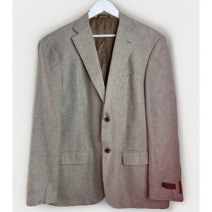 Lanificio Fratelli Bacci Cashmere Linen 44L Blazer SportsCoat Jacket